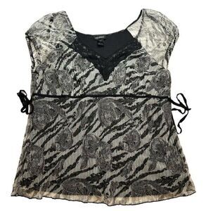 Lane Bryant Black Lace Women's Top